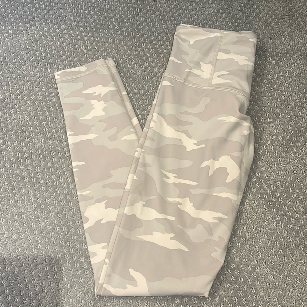 Athleta Gray Camo Leggings